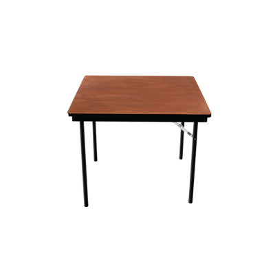 folding table inch square sealed plywood molding stained edge vinyl
